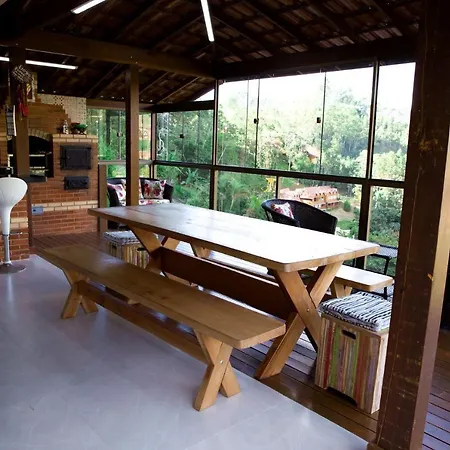 Chale Com Lazer No Hotel Fazenda China Park Es Domingos Martins Exterior photo